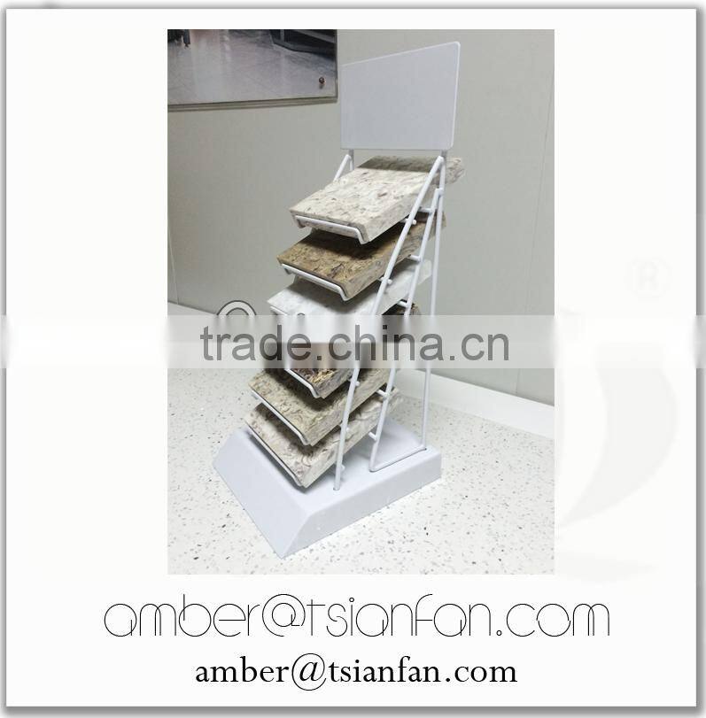 Showroom Quartz Stone Sample Worktop Stand for Granite , Marble - Tsianfan SR036-1