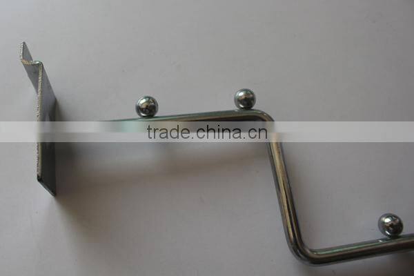 Curved Wire Shelf Hanging Hook for Slat Wall