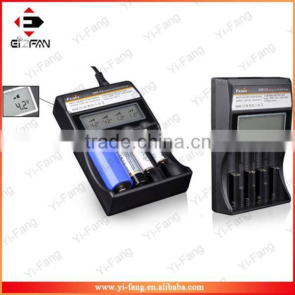 factory price AARE-C2 four bays Li-ion/ Ni-Mh AA, AAA advanced universal smart battery charger