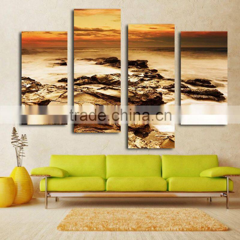 Landscape scenery canvas prints painting with stretched
