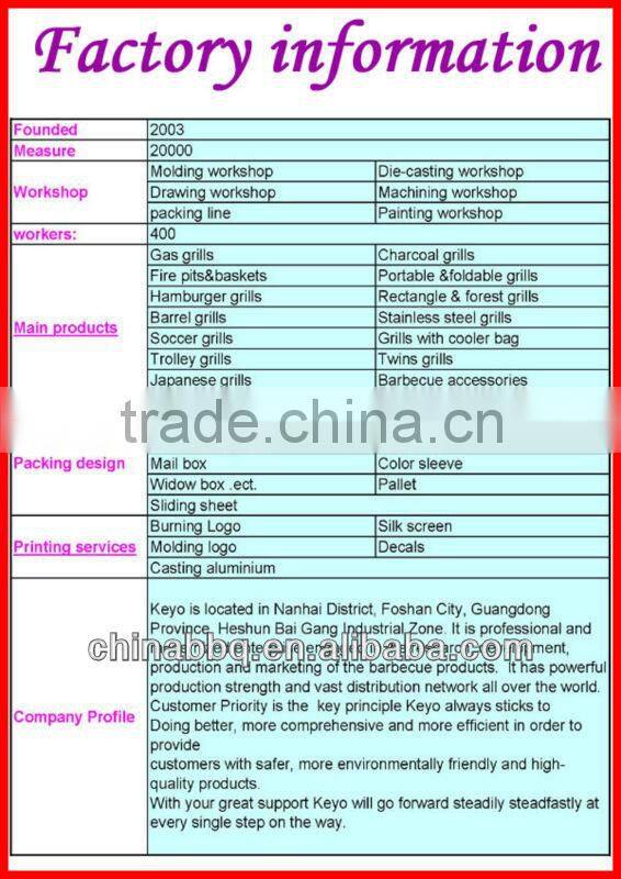 Forest GS approval garden bbq grill