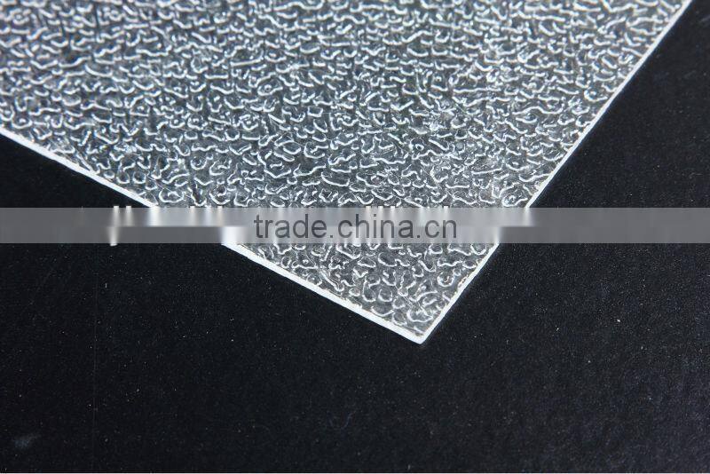 polycarbonate embossed sheet/Diamond Embossed Decoration Polycarbonate Sheet/polycarbonate solid sheet for bathroom