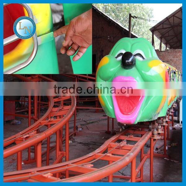 Electrical Design Track Train mini worm roller coaster wacky for sale
