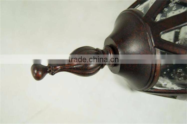 Wholesale clear seedy glass IP44 aluminum street light lamp