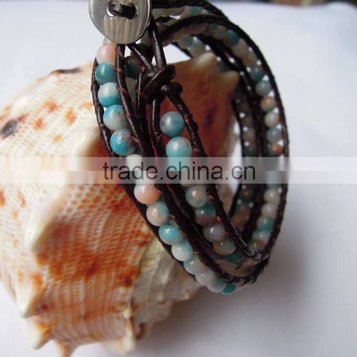 new fashion charging bracelet leather best gift to friends