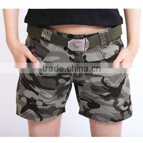 European clothing wholesale army green casual shorts