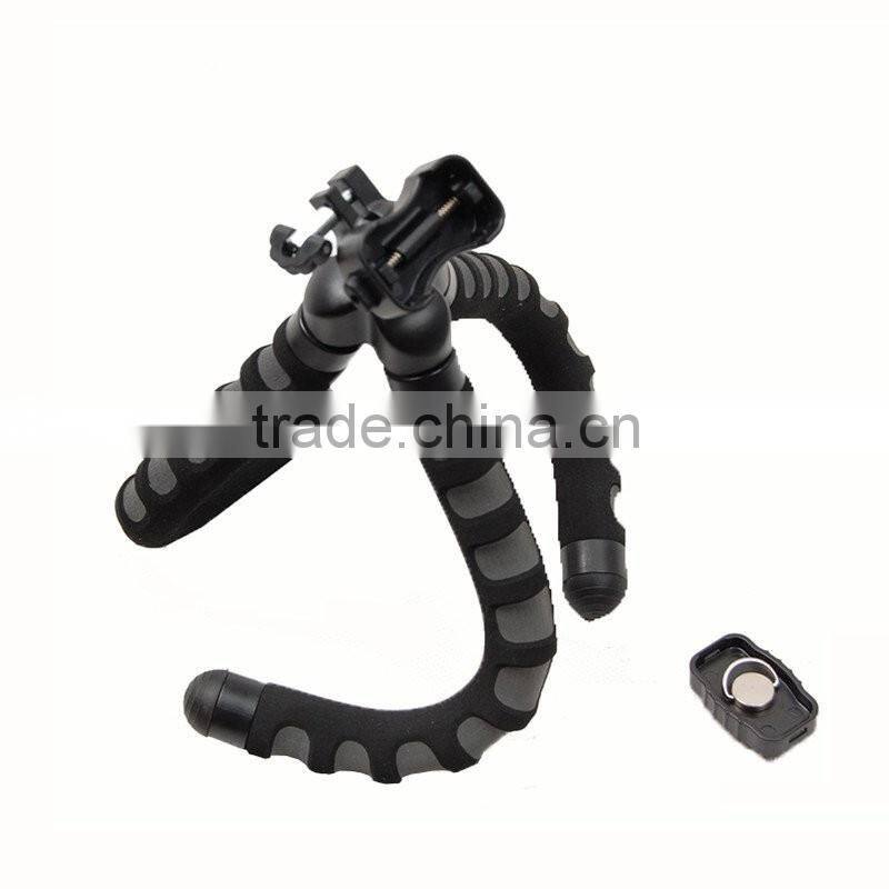 Fotopro industrial 360 degree travel pocket for camera & phone aluminum and foam material table octopus flexible mini tripod