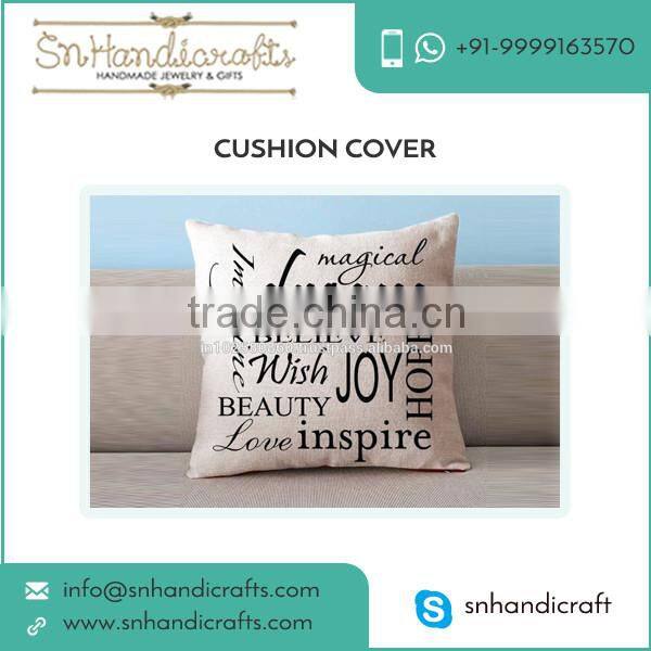 Best Price Top Quality Linen Square Cushion Cover at Affordable Rate