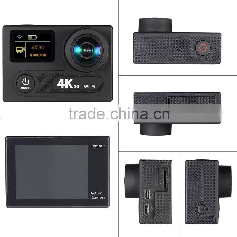 Real 4k dash cam Amba A12 chipset 4k@30fps sport camera