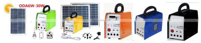 ODA-6-6-30W solar system for house