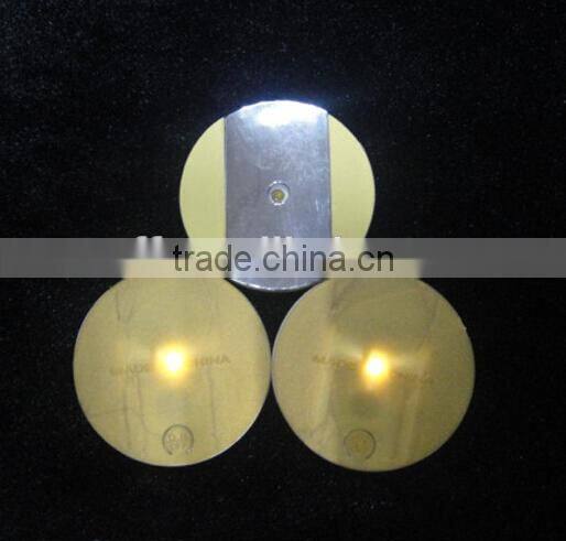 Promotional led bottle sticker,3M tape coaster for glow bottle glorifier