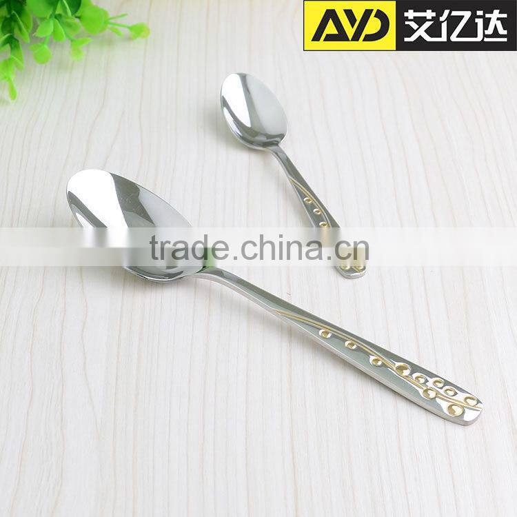 bulk flatware , gold plated flatware , spiral handle flatware sets