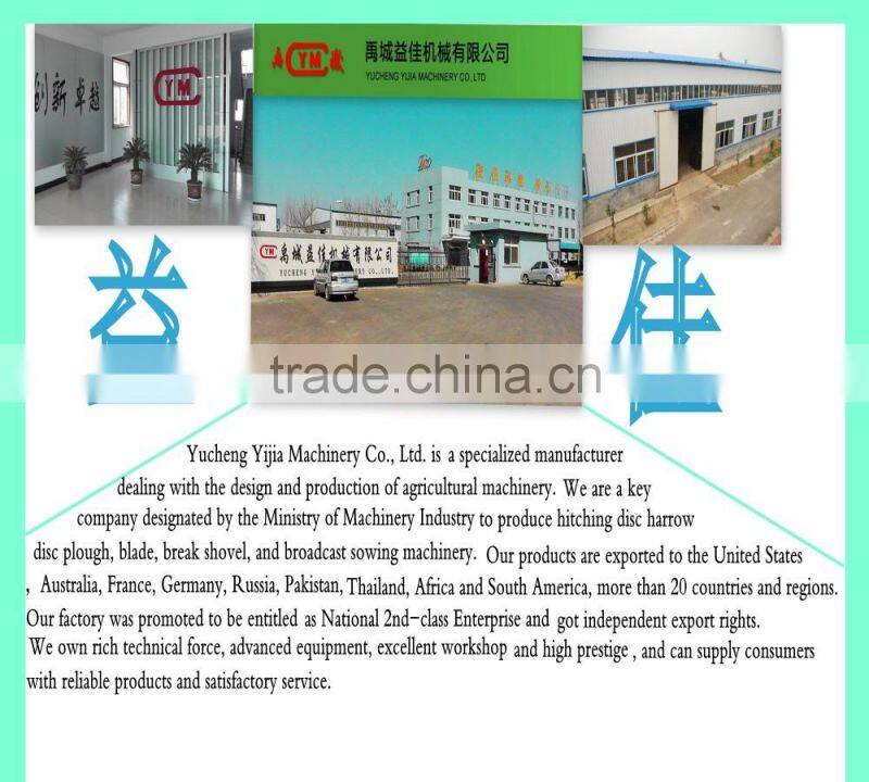 Professinal factory supply round plow disc blade use for disc plough disc plow