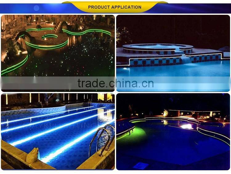 Hot model MSOF-126*0.75 multi-strand side glow 2 core optical fiber cable for swimming pool lighting