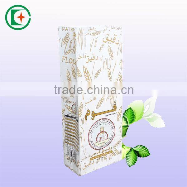 Food grade kraft paper bag for wheat flour packaging