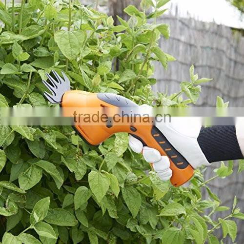 3.6V FU3724 Cordless Grass Shears / Hedge Trimmer - Handheld & Wheeled Extension Handle Hedge Trimmer with Rotating handle
