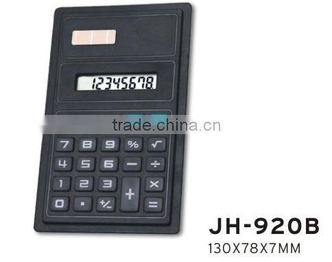 New design two way solar&battery power desktop electronic calculator