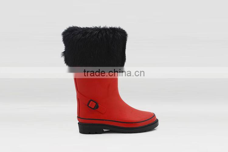 China supplier Customised designs Colorful women low cut rain boots