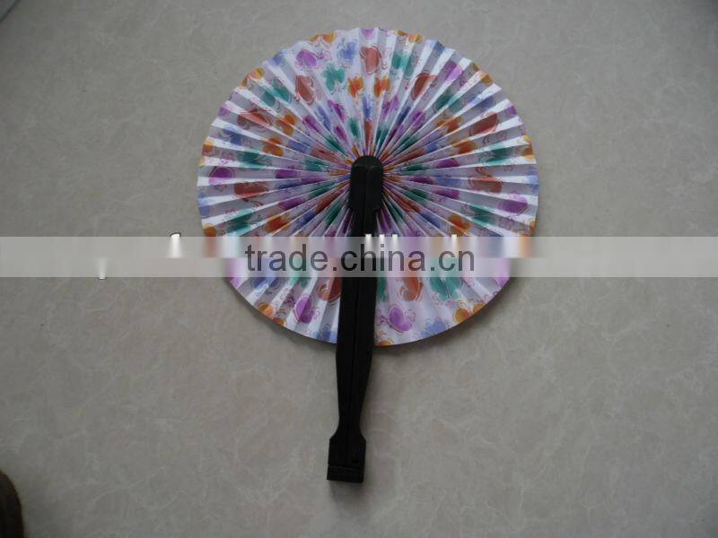 chinese plastic hand fan for party accessory