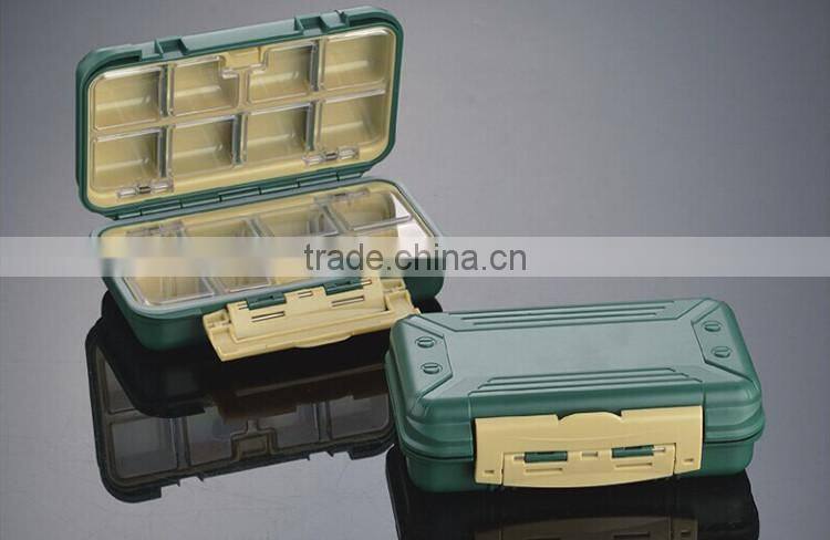 In Stock clear plastic durable compartment portable fishing lure box