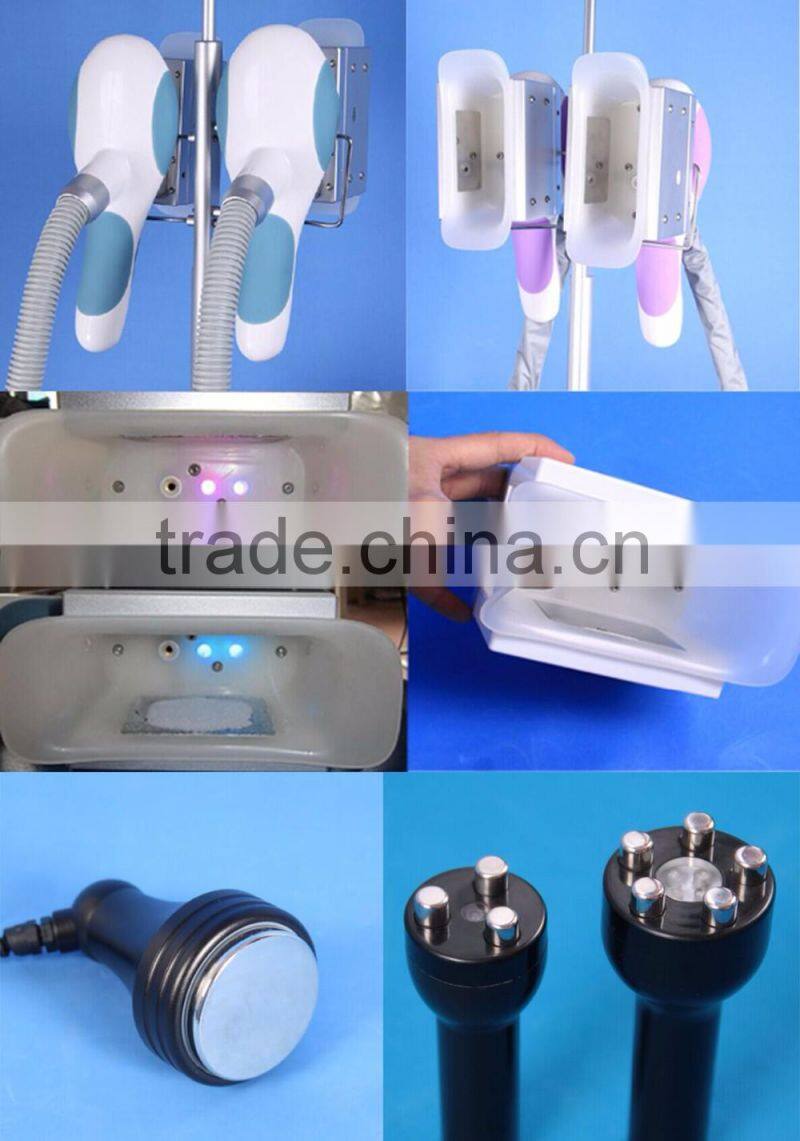 RF fat freezing machine home device Cryo handles working cold lipolysis weight loss machine