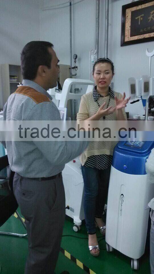 Q switch ND YAG + RF +E- light multipurpose Machine and ISO13485