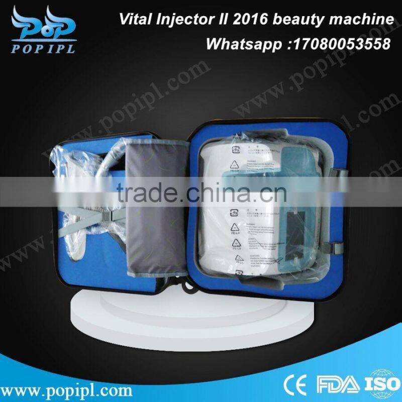 Multi needles 5/9 pins Beauty EquipmetVital Injector II2016 latest 2nd generation vital injector 2 beauty vital injector machine