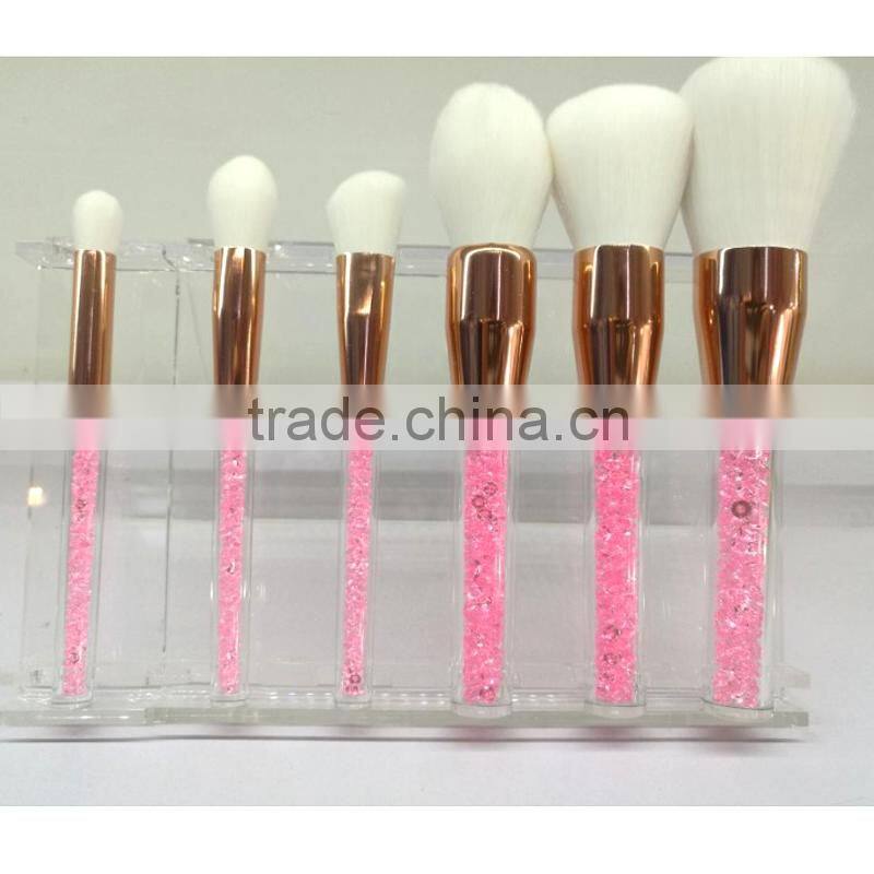 Factory directly supply UNIQUE bling make up brush set cosmetic