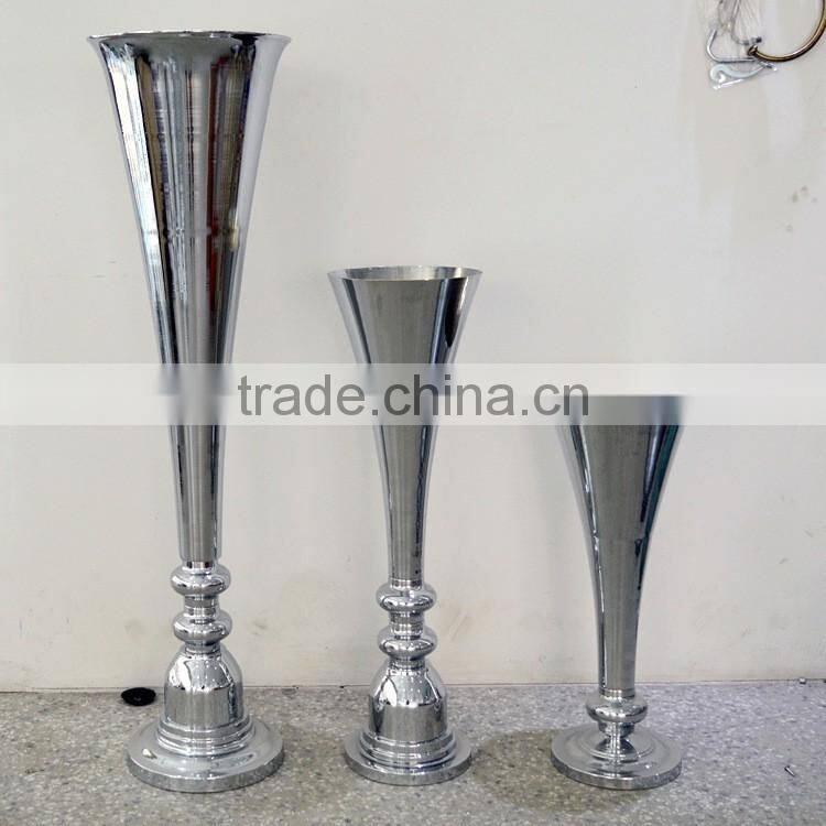 LDJ537 party decoration tall gold vase for wedding