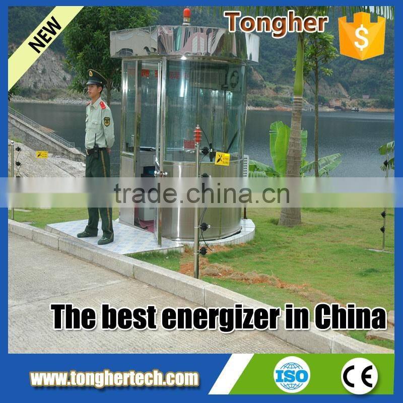 Wireless GSM Security alarm High voltage Electric fence for house wall