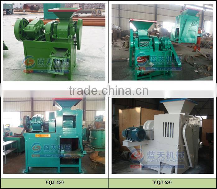 Compact and durable coal powder charcoal briquette ball press machine