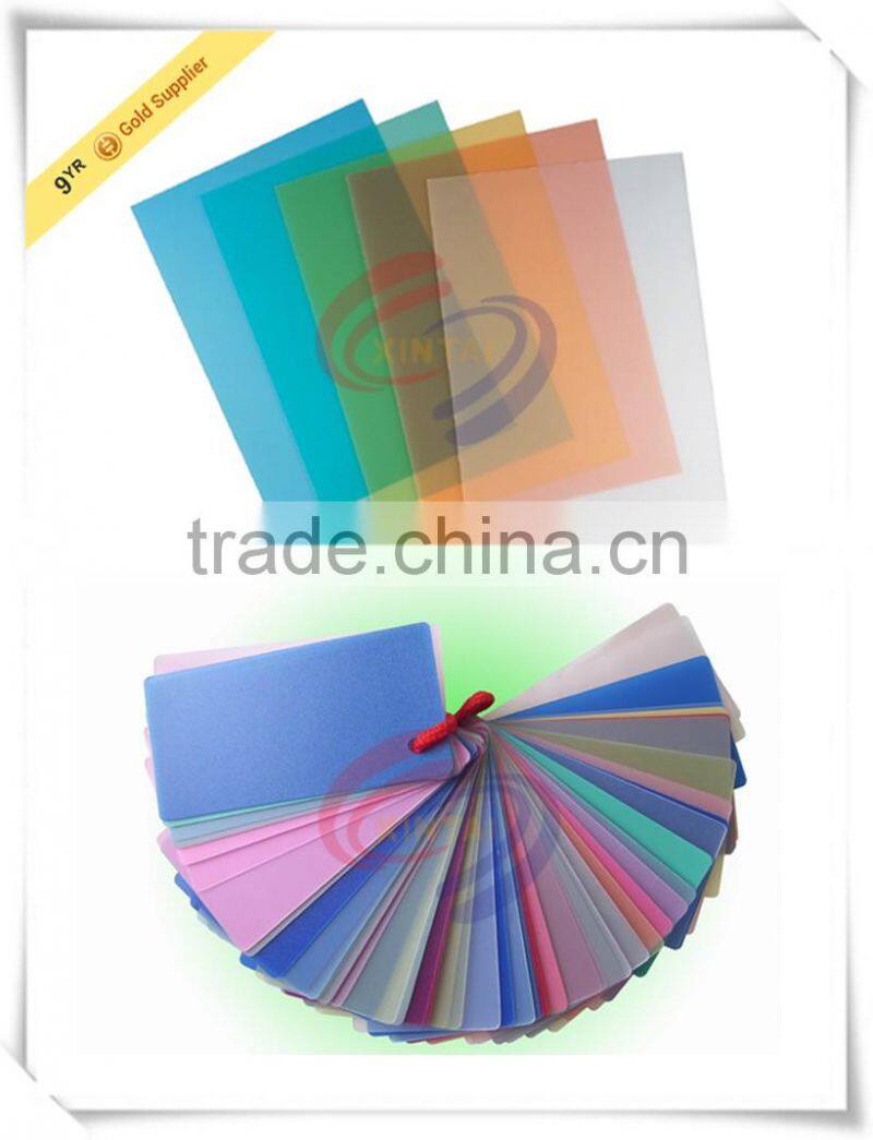 transparent Polypropylene a4 Plastic pp Sheet with Color Printing