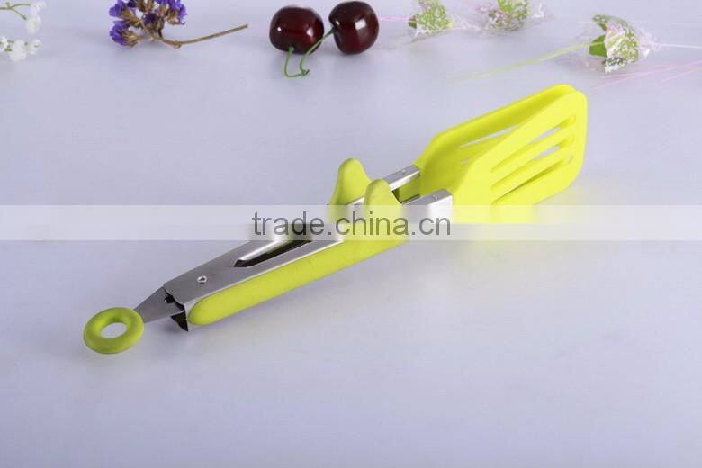 New style Stainless Steel Tongs for Barbecue(BBQ) and Baking, Kitchen Hand Tool, Easy Wash