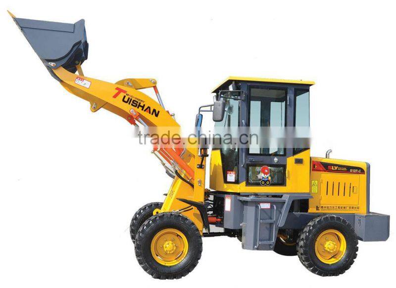 1000kg industrial equipment front wheel loader wheel -barrow with engine