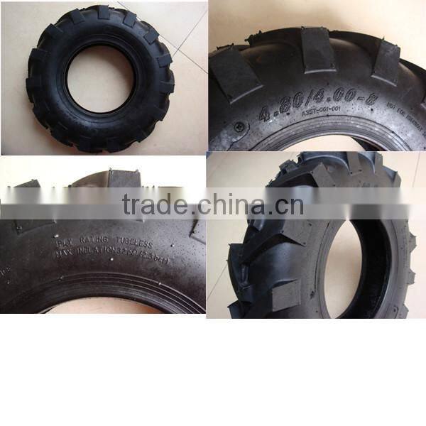 4.80/4.00-8 lawn garden tiller tire rear tine tiller wheel