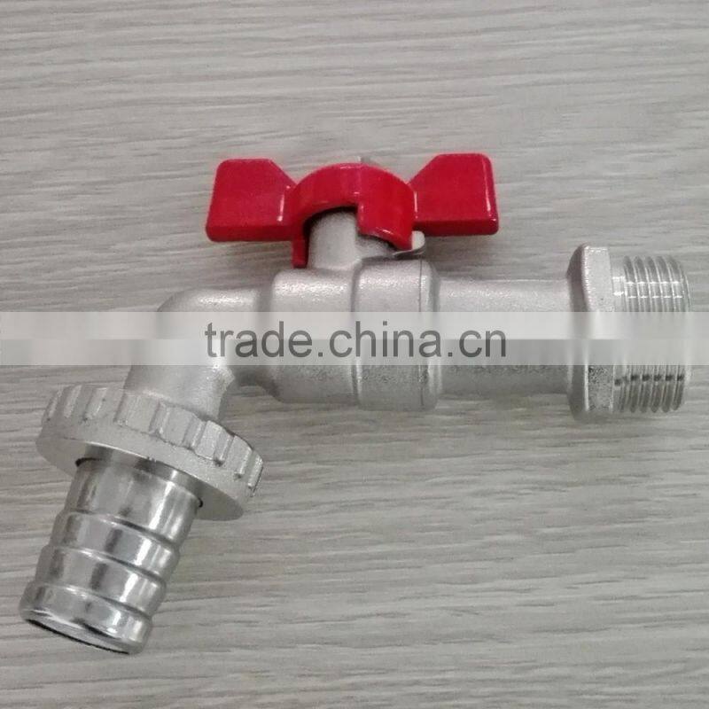 3/4 Inch Brass Butterfly Handle Water Bibcock Tap