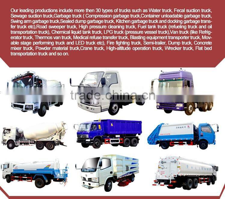Dongfeng dlk flat wrecker truck 4X2 tow truck for sale