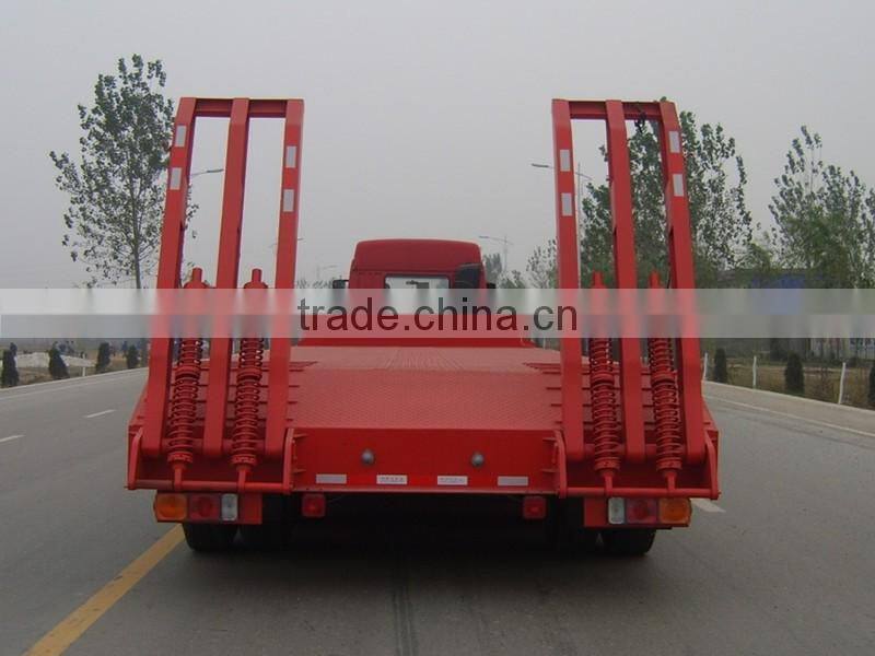 2 Axle Small Low Bed Mini Excavator Transport Trailer for Sale