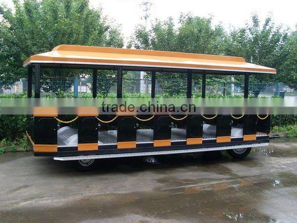 28 seats passenger trailer,open wagon, open trailer