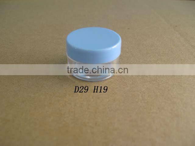 Cosmetic Plastic Round PS Cream Jar 10g
