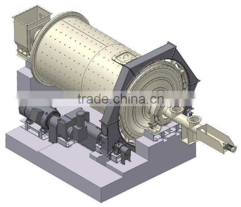 Dry cement ball grinding mill