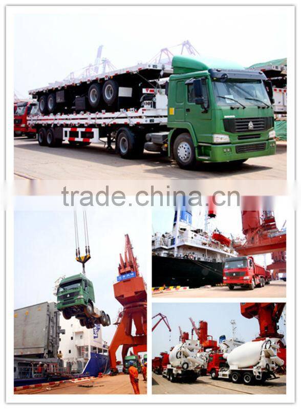 sinotruk heavy truck low bed semi trailer