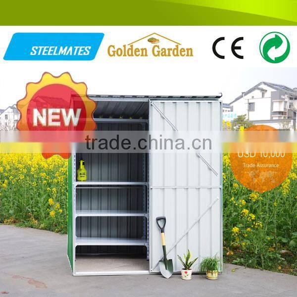 Huge storage space metal garden storage shed