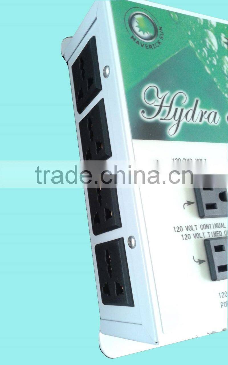 Hydroponic lighting system controller hydra 8 24 Hour Timer Switch / 24 hours mechanical timer / 24hrs grounded grow light timer