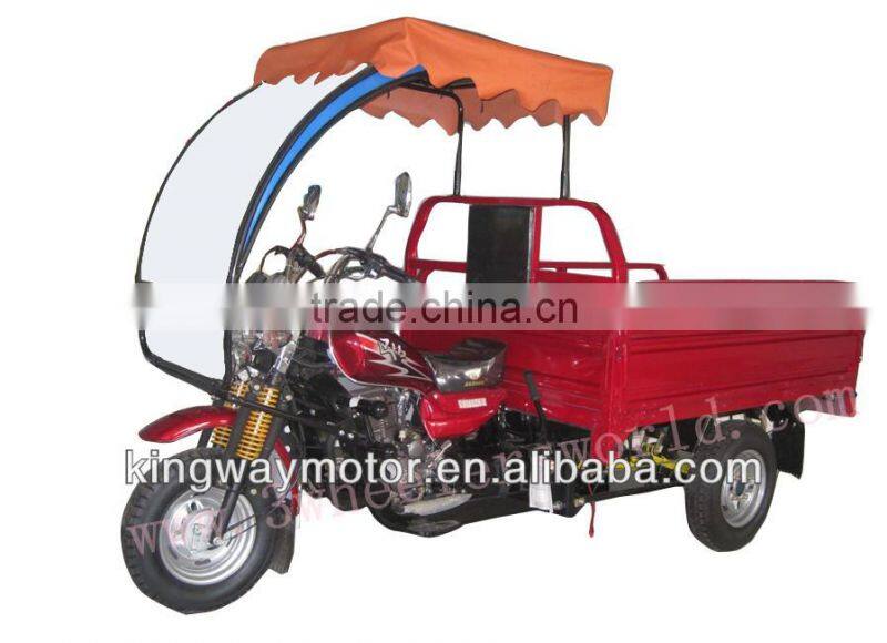 Africa Type,New sale 150CC/200cc Cabin Three Wheel Food Tricycle Cart for Sale