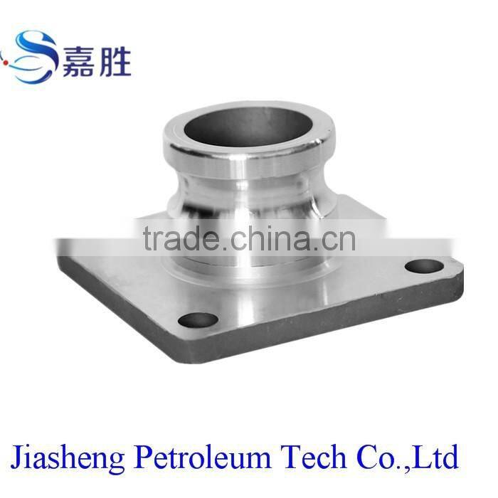 Stainless Steel Male Camlock Quick Coupler Square Flange Type