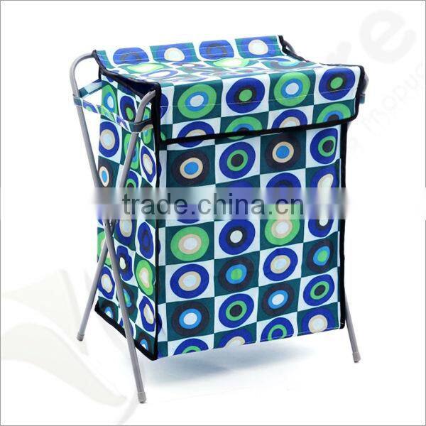 Canvas laundry hamper box, foldable laundry bag