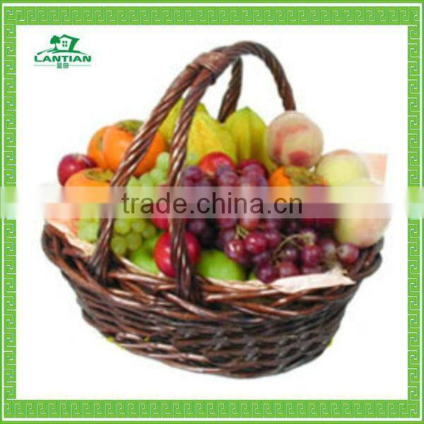 new arrival 100% handmade wicker fruit basket for sale
