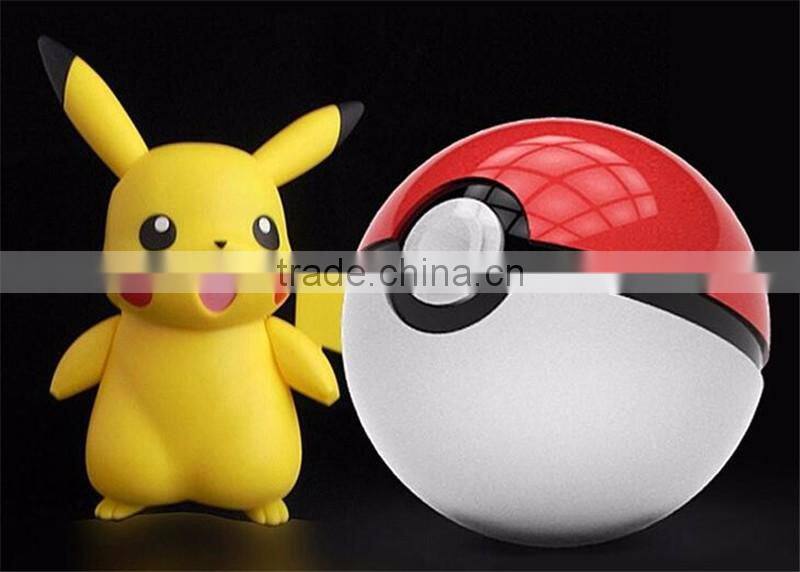 New Arrival For Pokemon Go Game Cosplay Power Bank 12000 mAh Pokeball Mobile Charger