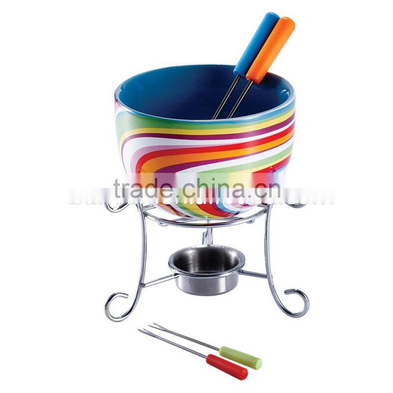 Amazon Hotsale Ceramic Bowl Melting Cheese Chocolate Multi-Purpose Fondue